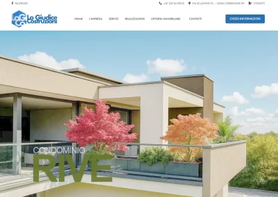 Villette a schiera costruite da Lo Giudice Costruzioni a Cordenons